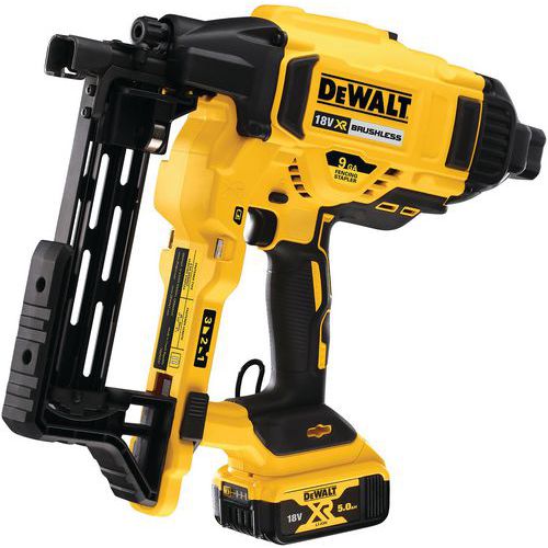 Agrafeuse Pour Clôture Xr 18V 5Ah Li-Ion Brushless - Dewalt