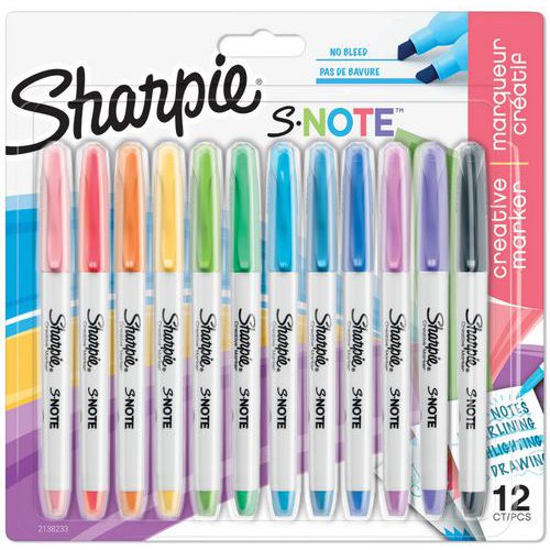 Assortiment creatieve markeerstiften Sharpie Snote - Sharpie