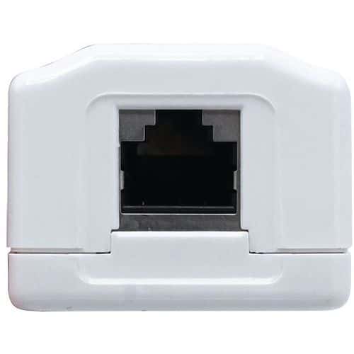 Wandcontactdoos met 1 RJ45 STP-poort - Dexlan