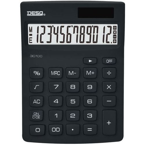 Calculatrice compacte New Generation 12 chiffres - Desq