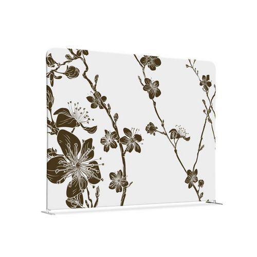 Cloison En Tissu 200-150 Double Fleurs - Showdown Displays