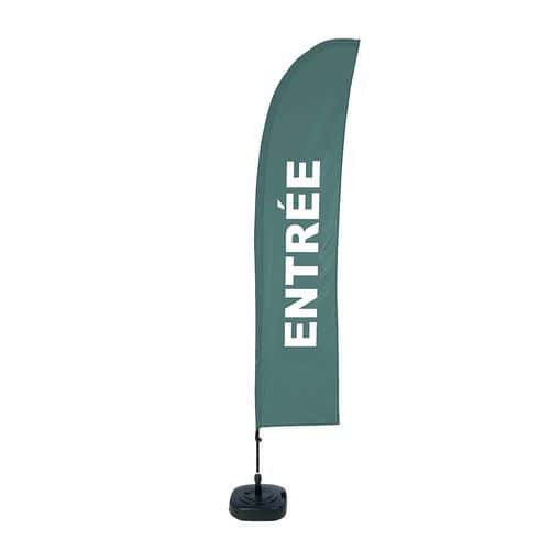 Beach Flag Budget Wind Complete Set Entree