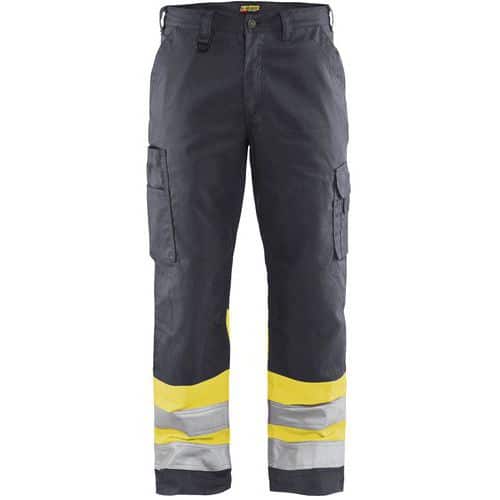 Werkbroek High Vis, klasse 1 Grijs/Geel - Blåkläder