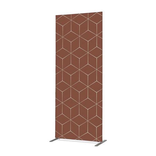 Cloison Deco En Tissu Hexagone Rouille - Showdown Displays