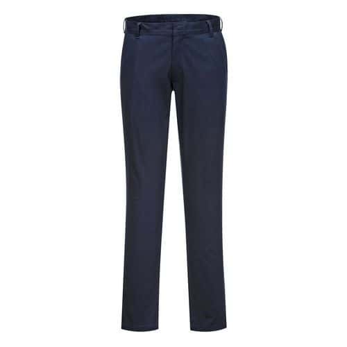 Pantalon Femme Chino Slim Stretch Bleu foncé - Portwest