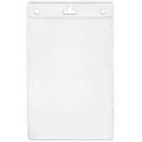 Porte-badge A6 souple transparent - Paquet de 100 - Sogedex