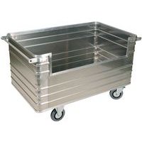 Chariot parois aluminium - Panneau 1/2 ouvert