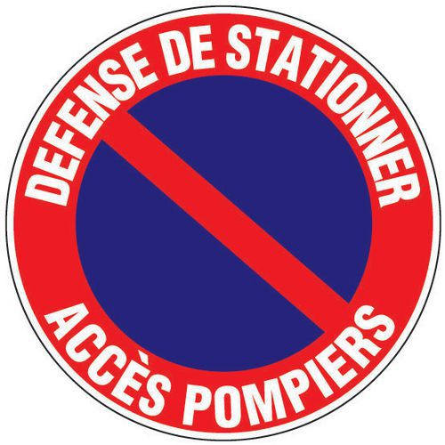 Panneau interdiction Défense de stationner