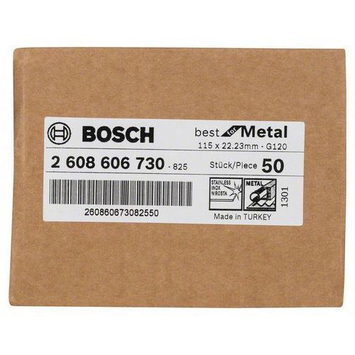 Fiberschuurschijf R574 - Best for Metal - EN 13743 - Bosch - Manutan.be