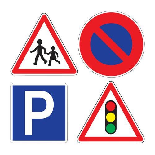 Panneau circulation Sortie et entrée de véhicules