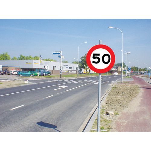 Knipoog Eerlijkheid stad Verbodsbord - A1 - Maximum snelheid 50 km/u | Manutan