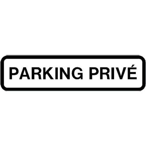 Panneau Directionnel Grande Hauteur Standard Parking Prive Longueur 1000 Mm Manutan Be