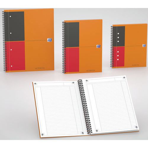 Cahier Meetingbook International Spirale B5 160p 80g Ligné 6mm-Oxford ...